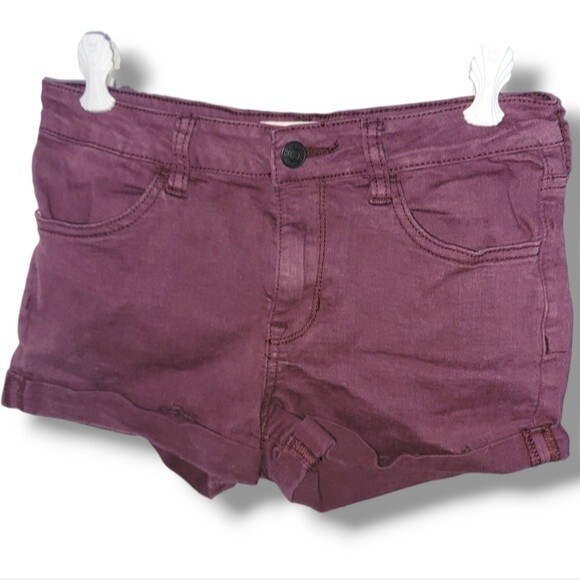 PacSun Denim Skater Essential Purple Super Stretchie Shorts Staple 26 Waist - Picture 1 of 2